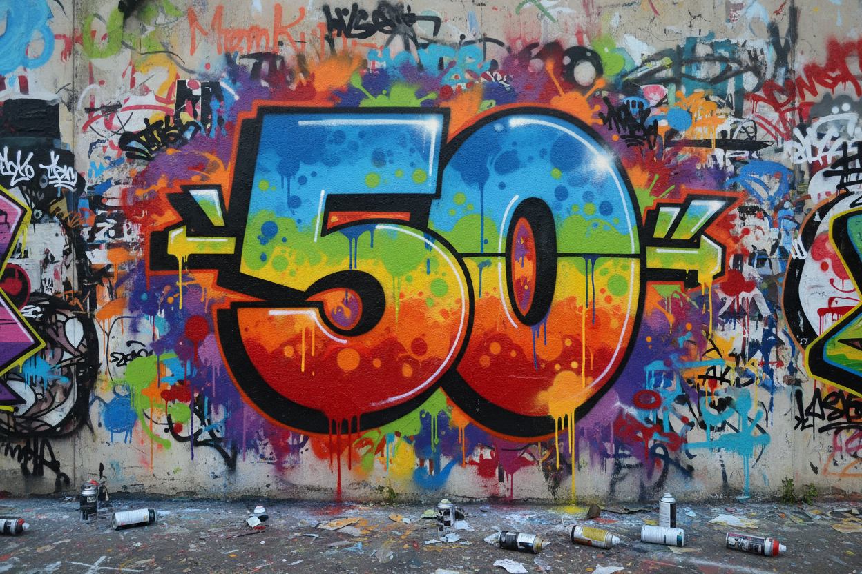 graffiti styled 50